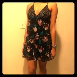 Floral mini dress